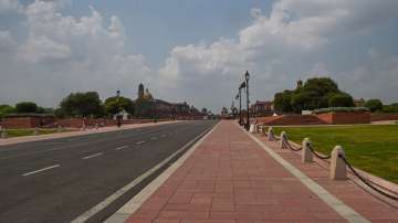 View of Rajpath at the Central Vista Avenue, in New Delhi, Tuesday, Sept. 6, 2022.