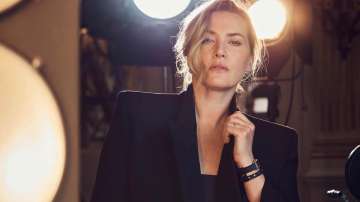 Kate Winslet slips while filming in Croatia