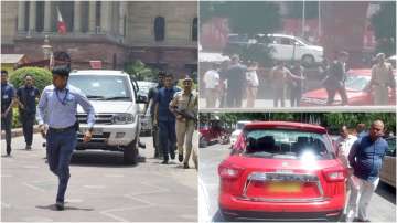 Amit Shah security breach, TRS leader Amit Shah security breach, Amit shah Hyderabad visit, home min