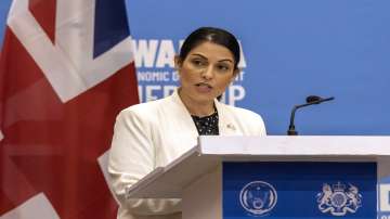 Britain's Home Secretary Priti Patel resigns 