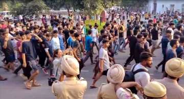 mohali protests, chandigarh university