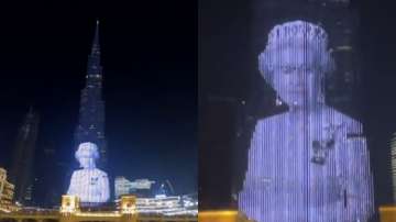 Burj Khalifa lights up to honour Queen Elizabeth II