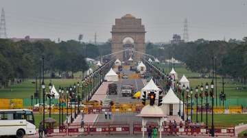 View of Rajpath at the Central Vista Avenue, in New Delhi, Tuesday, Sept. 6, 2022.