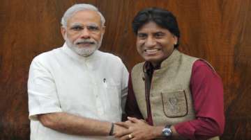 PM Modi with Raju Srivastav