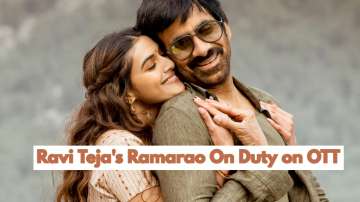 Ravi Teja's Ramarao On Duty on OTT