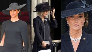 Meghan Markle, Camila Parker Bowles, Kate Middleton 