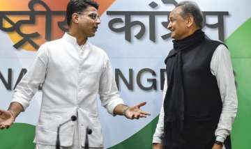 Sachin Pilot with Rajasthan CM Ashok Gehlot