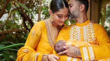 Sonam Kapoor & Anand drop FIRST PHOTO of their son