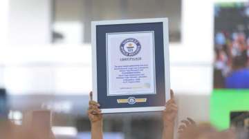 guinness book of world records: Watch: Over 5 lakh people perform yoga in  Karnataka to create new Guinness Book of World Records - The Economic Times  Video