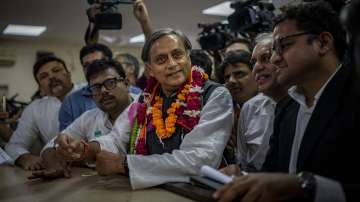 Shashi Tharoor, Congress president election, 