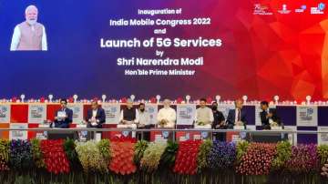 On the occasion, the three major telecom operators of the country will demonstrate one use case each in front of the Prime Minister to show the potential of 5G technology in India. (Pic courtesy- @DoT_India)