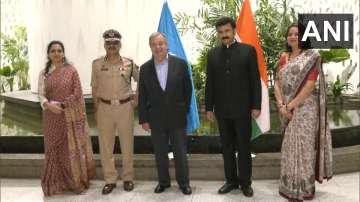 UN Secretary-General Antonio Guterres is on the first day of his three-day visit to India