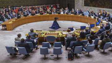 United Nations Security Council vote on a draft resolution sanctioning Russia's planned annexation of war occupied Ukraine territory on Friday