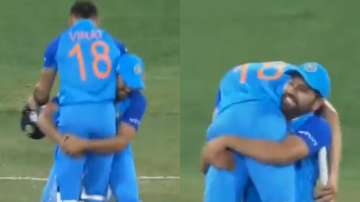 Rohit Sharma lifts Virat Kohli, IND vs PAK