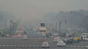 Delhi air quality inches closer to 'very poor' levels on the day of Diwali.