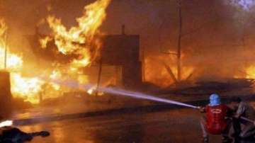 Maharashtra: Major fire rages in godown complex in Thane