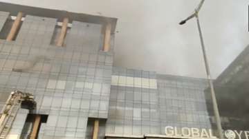 Fire breaks out in a mall in Gurugram.