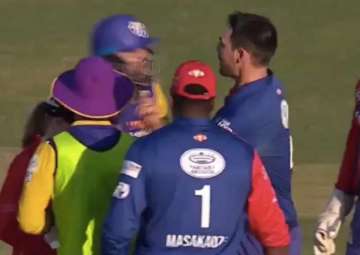 Mitchell Johnson abused and pushed Yusuf Pathan.