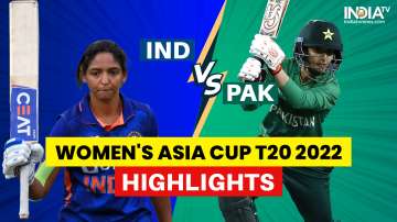 IND-W vs PAK-W, Women's Asia Cup T20 2022, Highlights: India lose by 13 runs