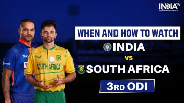 IND vs SA 3rd ODI: When and How to watch India vs South Africa 3rd ODI in India?