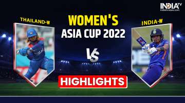 India vs Thailand, Women's Asia Cup 2022