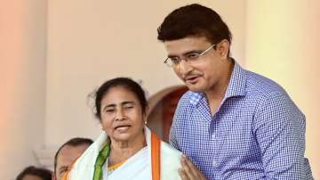 BCCI President Sourav Ganguly felicitates West Bengal Chief Minister Mamata Banerjee