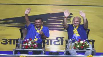 Chief Minister of Delhi Arvind Kejriwal and Deputy Chief Minister Manish Sisodia