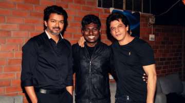 Shah Rukh Khan with Vijay Thalapathy and Atlee JAwan movie