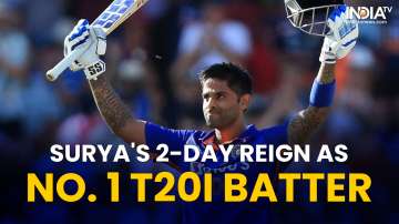 Surya vs Rizwan Rankings: How Surya rised and reigned for 2 days as No 1 T20I batter 