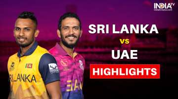 SL vs UAE, T20 World Cup 2022