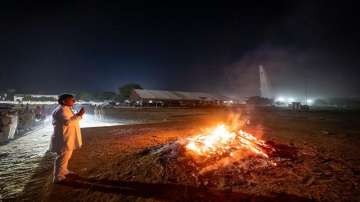 Akhilesh had lit the funeral pyre in the Safai’s mela ground on Tuesday