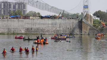 Morbi bridge collapse, Gujarat state wide mourning, Morbi cable bridge collapse news