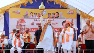 Amit Shah has been in Gujarat for BJP's campaign