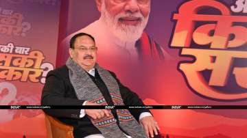 BJP president JP Nadda at India TV conclave