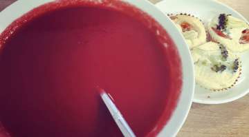 Recipe of beetroot and carrot juice