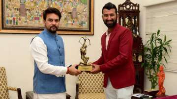 Anurag Thakur, Cheteshwar Pujara