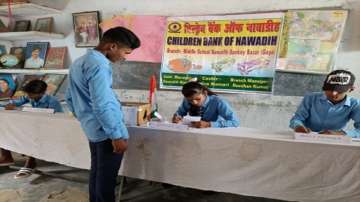 Students of Gaya start bank in school to inculcate saving habits.