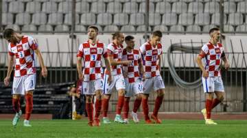 Team Croatia during qualifiers