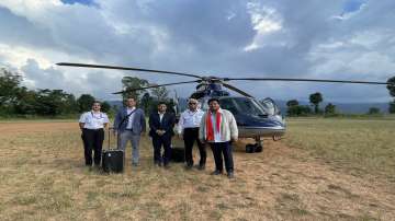 Meghalaya: CM Sangma's chopper makes an emergency landing due to bad weather