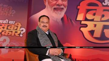 BJP national president JP Nadda at India TV conclave