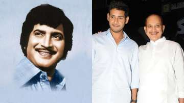 Mahesh Babu and superstar Krishna