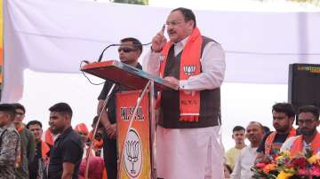Nadda is in Gujarat for campaigning for BJP in the assembly election