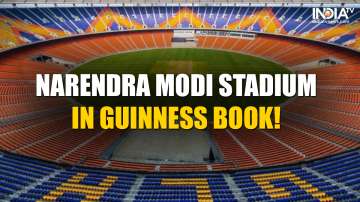 Narendra Modi Stadium in Guinness Book!