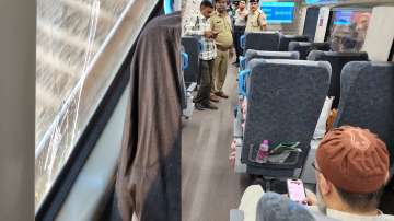 Owaisi's compartment reportedly attacked