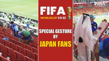 Japanese fans' special gesture