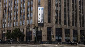 The headquarters for the social media company Twitter is seen in San Francisco.