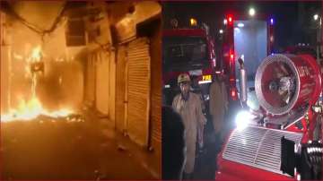 Delhi: Main part of building severely damaged as massive fire creates havoc in Chandni Chowk market