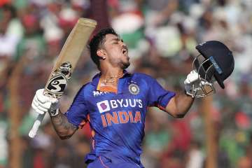 Ishan Kishan celebrated in style post 200 vs Bangladesh