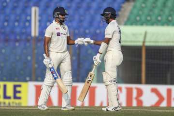 Iyer and Pujara in 1st Test vs Bangladesh