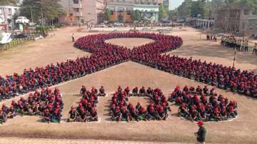 ITI Berhampur students form largest human chain 